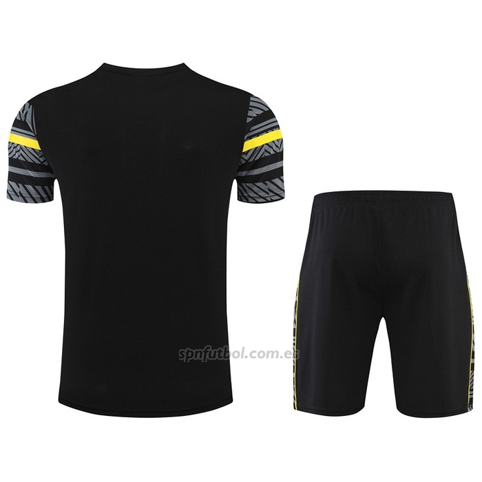 Chandal del Borussia Dortmund Manga Corta 2022-2023 Gris - Pantalon Corto